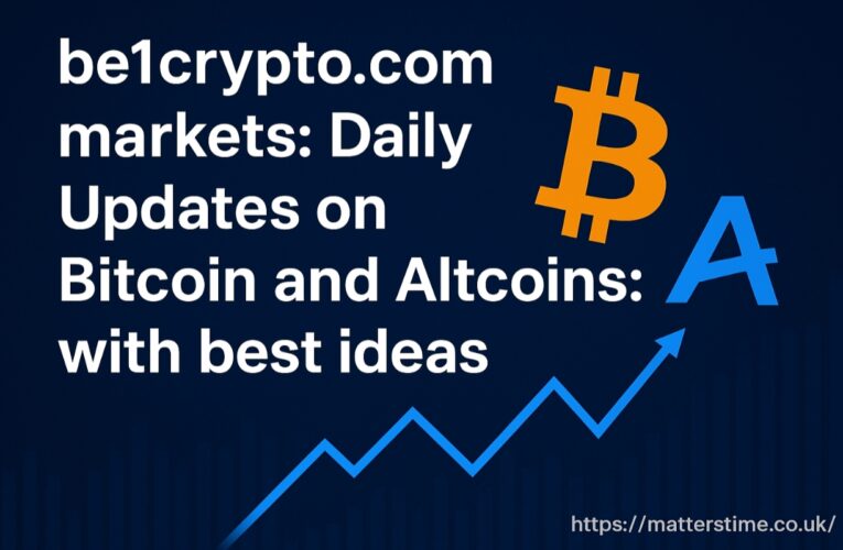 be1crypto.com markets: Daily Updates on Bitcoin and Altcoins